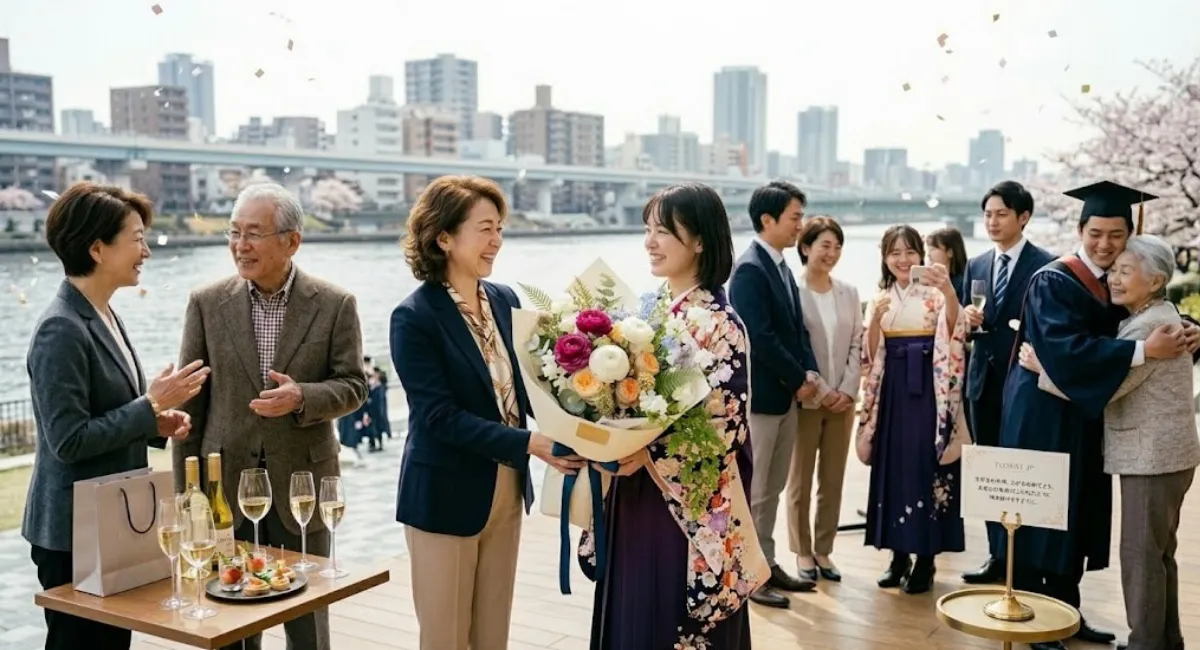 【卒業・就職・退職】お花見シーズンを彩る春のフラワーガイド｜心を届ける花の贈り物